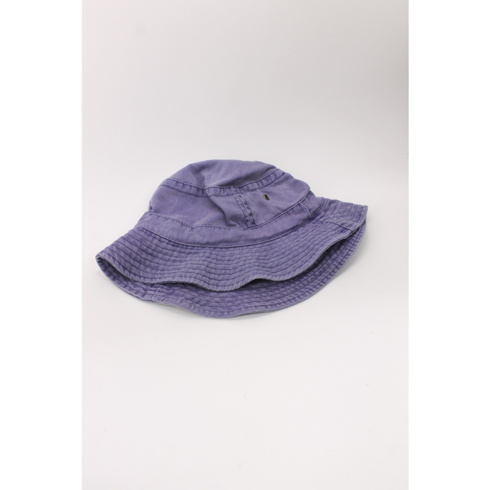100% cotton faded blue with eyelet vents youth Sun hat size small medium